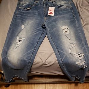 American eagle Jean capris (destroyed)